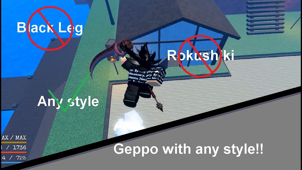 [GPO] learn Geppo without Black Leg/Rokushiki YouTube