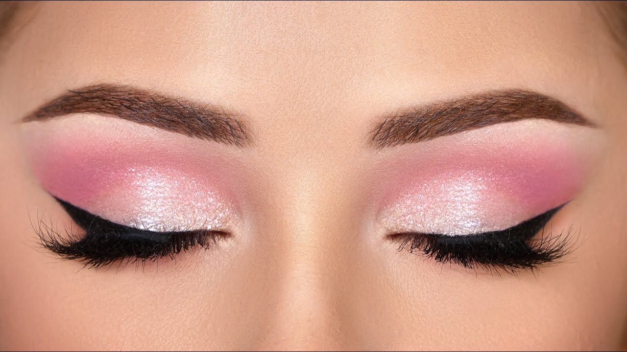 QUICK & EASY Pink Smokey Eye Makeup Tutorial - YouTube