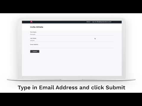 Sparta Science Software - How to Invite an Athlete to Login