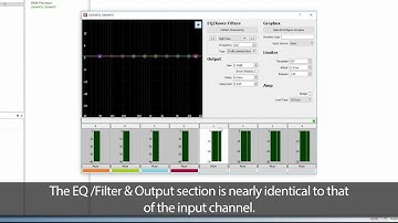 UX Series Input/Output Section in EAW Resolution