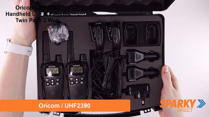 Oricom UHF2390 | Handheld UHF CB Radio Twin Pack 2 Watt