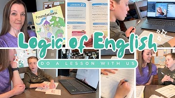 LOGIC OF ENGLISH | Homeschool Curriculum Review. Lesson Example. Flip-Through