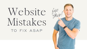 Are You Making THESE Website Mistakes? Fix it now!