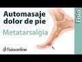 Automasaje para el dolor articular del pie - Metatarsalgia