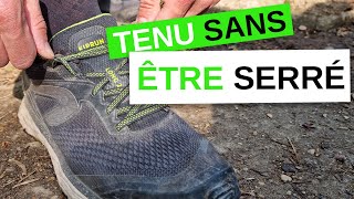 Technique pour serrer ses chaussures de course (pied large, hallux valgus, entorses...)