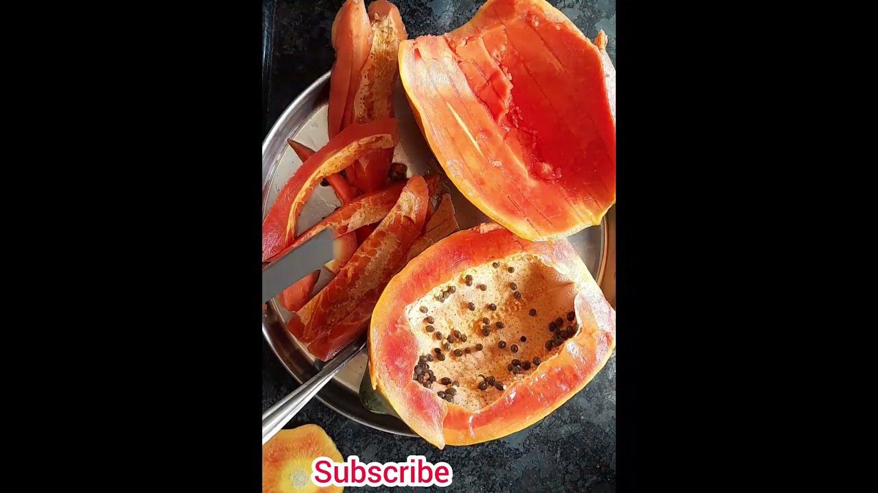 papaya juice 🥤 in tamil YouTube