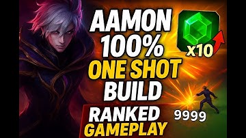 “Aamon 100% One Shot Build – Insane Burst Damage | MLBB Ranked Gameplay”
