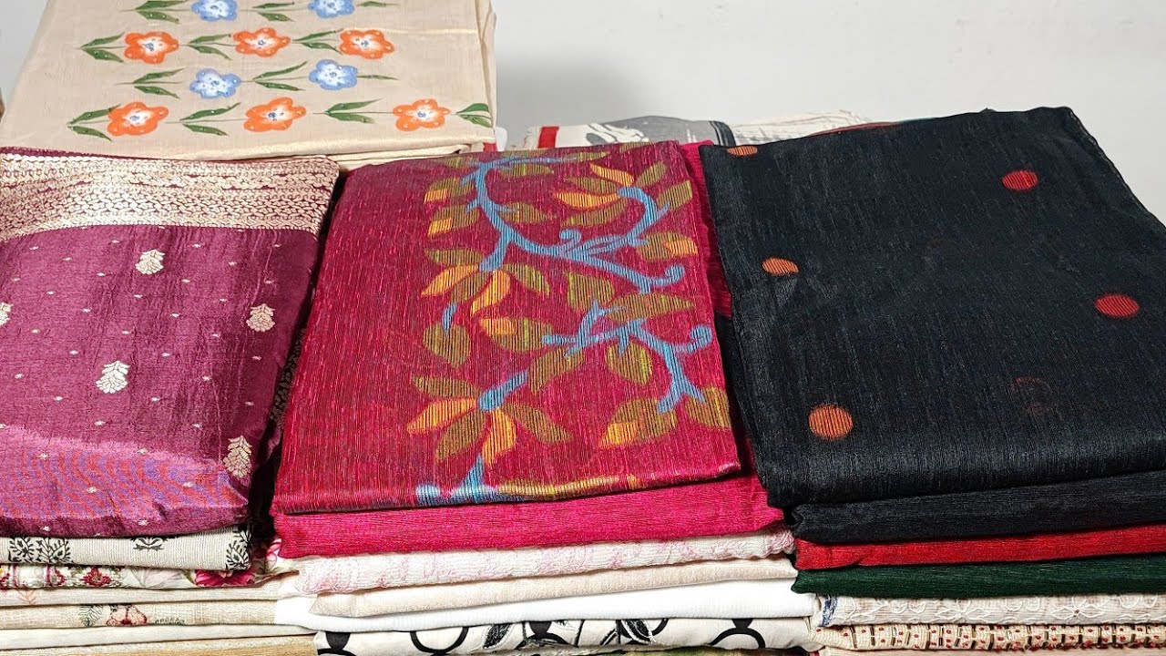 PURE BANARASI SILK WITH BANARASI DUPATTA|MODAL COTTON WITH CRAPE DUPATTA|SEMIJUTE COTTON SETS