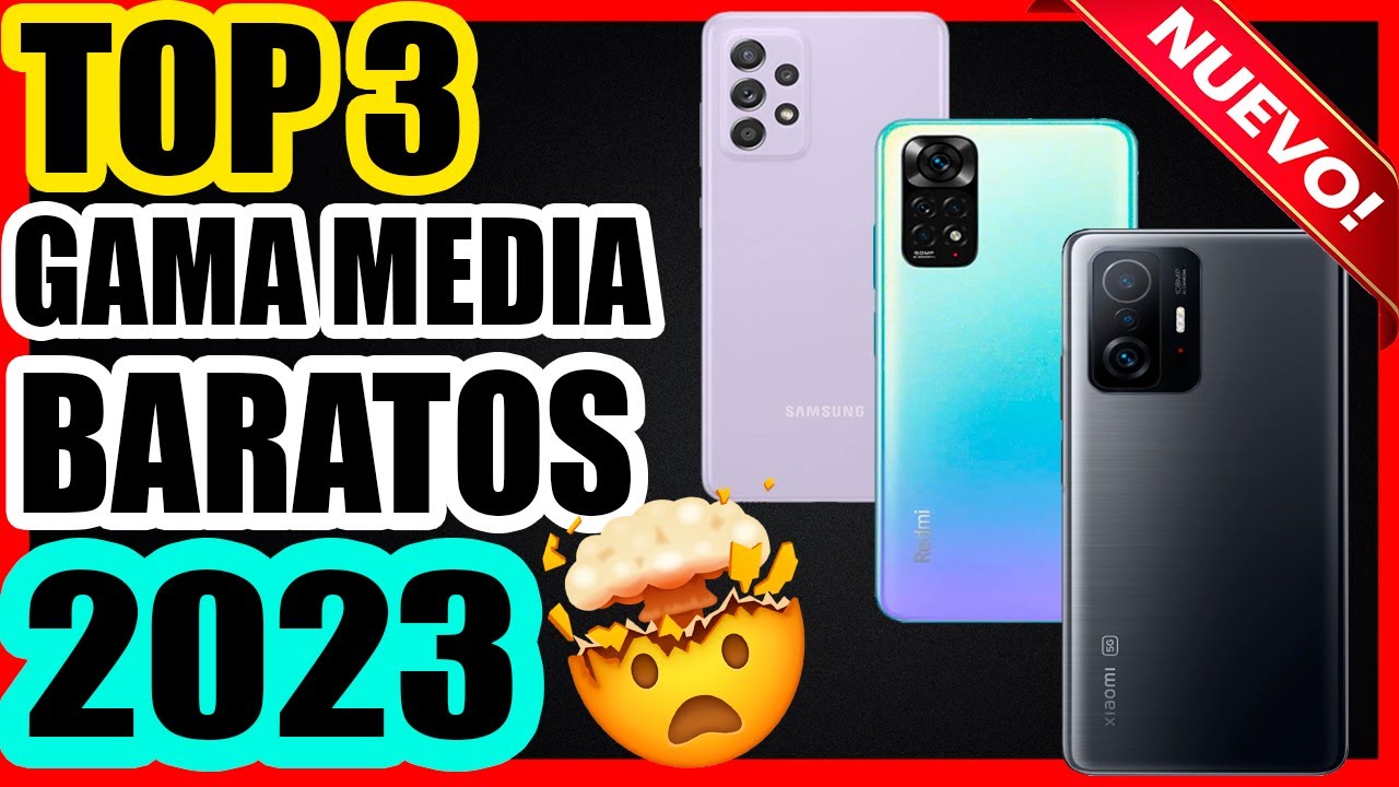 Celulares gama media con la mejor relación precio calidad: cinco