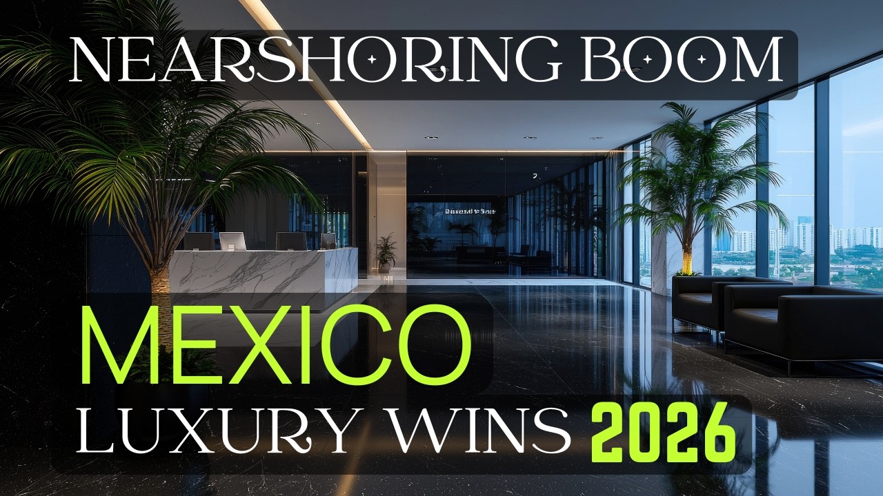 Nearshoring & Tourism Surge: Why Mexico Luxury Is Attracting Everyone in 2026
