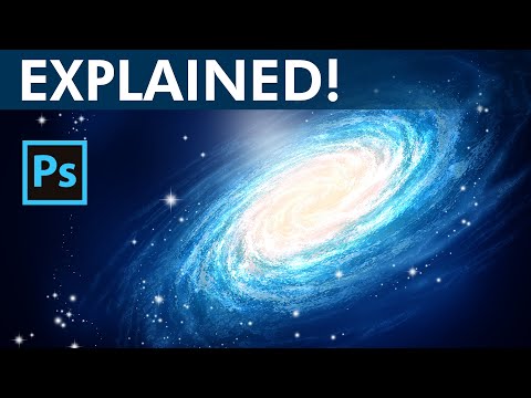 Photoshop Tutorial: How to create a Galaxy with Actions