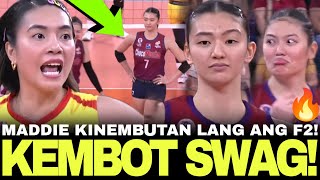 Maddie Madayag KINEMBUTAN LANG ANG F2 LOGISTICS! SWAG kung SWAG si MADZILLA!! | PVL 2023