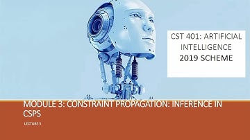 CSP Inferences Node and Arc Consistancy Artificial Intelligence 2019 new scheme module3 Lecture 4