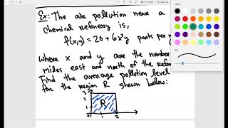 Math 122: Average Value of a Function Application