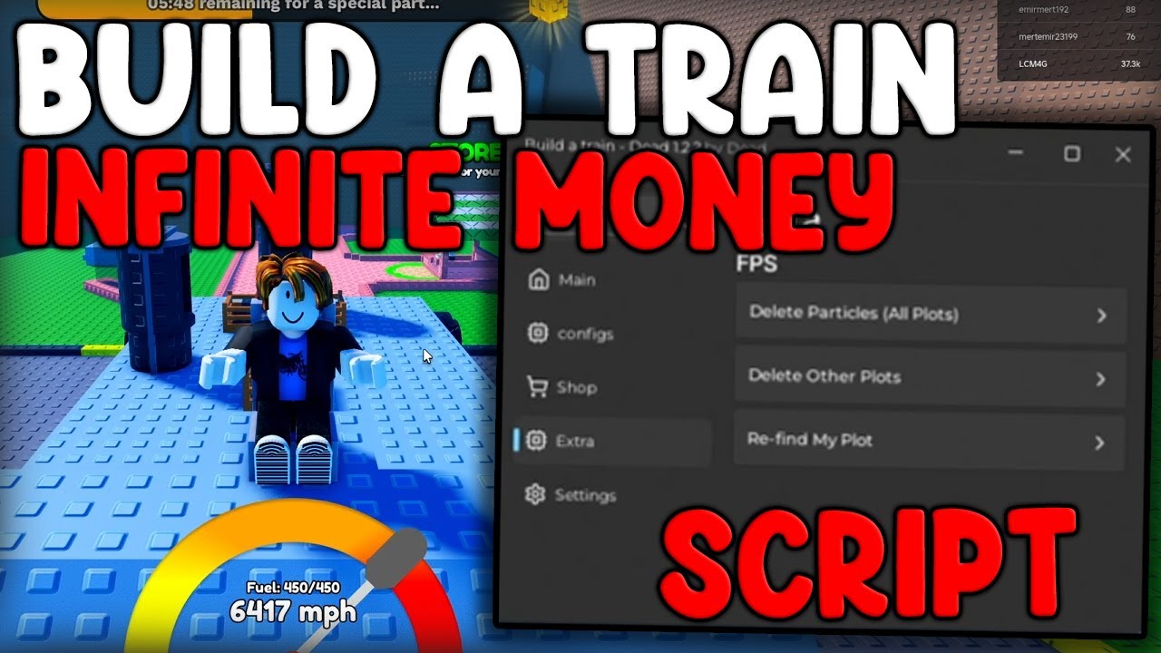 [🚂BEST] Build a Train Script Auto Farm & Infinite Money - Roblox 2025 ...