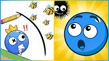 Rainbow Monster Draw to Smash VS Hide Ball Tricky Fun - All Levels SpeedRun ep 1