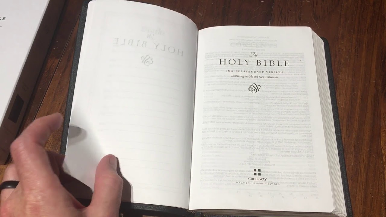 ESV thinline Genuine Leather