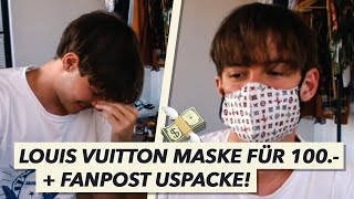 LOUIS VUITTON MASKE für 100.- UNBOXING 💸 🤦‍♂️ + Fanpost