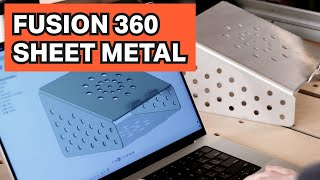 Intro to SHEET METAL in Fusion 360  Sheet Metal Beginners Start Here!