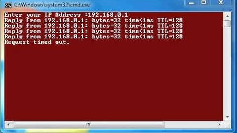 Colorful Ping using batch file