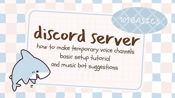 how to make temporary voice channels on discord ❀ ₊ #tutorial