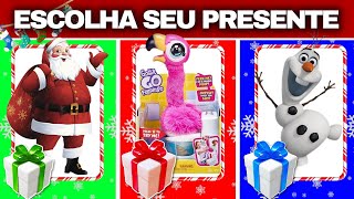 Escolha Seu Presente - parte 4 : Edição Natal - choose your gift - quiz 🎁🎁🎄