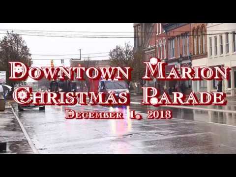 Downtown Marion Christmas Parade - 2018 - YouTube