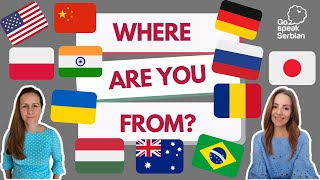 Countries and the Verb 'to be' in Serbian