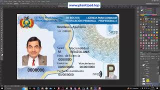 PLANTILLA DIGITAL CEDULAS, LICENCIAS, PASAPORTES, VISAS PARA PERU Y EDITABLES EN PHOTOSHOP