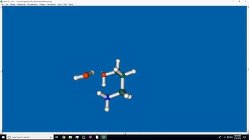 GAMESS Output Structure Imported into Avogadro