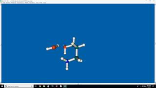 GAMESS Output Structure Imported into Avogadro