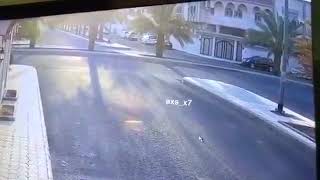 حادث مروري مروع في المدينه المنوره حي الأزهري
