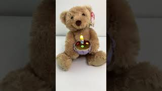 Gund Happy Birthday Teddy Bear Singing Dancing 17” Long Plush with light-up Candle