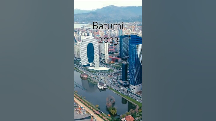 Evolution of Batumi