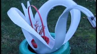 Cum să faci o lebădă din cauciuc / How to make a swan from the car tire