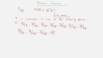 Project Elliptic Curves - 12 - Possible Torsion Groups