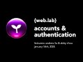 IAP 2024 Day 6 - Workshop 7: Accounts & Authentication