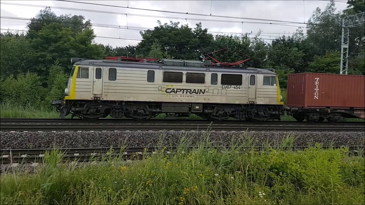 Pociągi towarowe Skowarcz/Różyny 07.07.2019