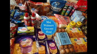 May Walmart Monthly Grocery Haul & Meal Plan