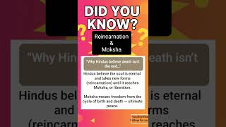 Reincarnation & Moksha/ Why Hindus believe death isn't the end! #shiv #mahadev #shorts