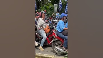 Jalan Sehat Sekalian Sapa Pendukung 02 Prabowo Gibran Yg Memadati Studion GBK #shorts