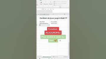 Apprends à calculer le nombre de jours qui te séparent d’une date | Astuce Excel
