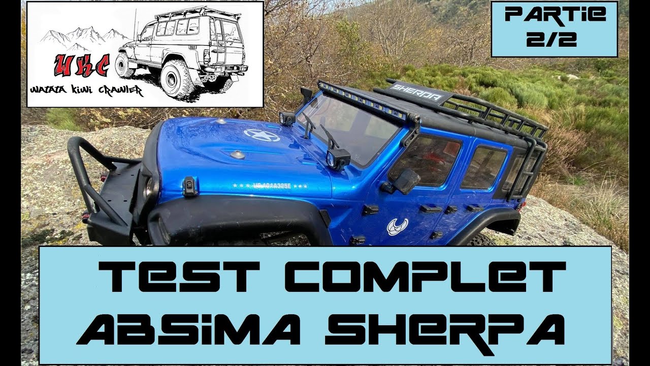 Test Absima Sherpa. Partie 2/2