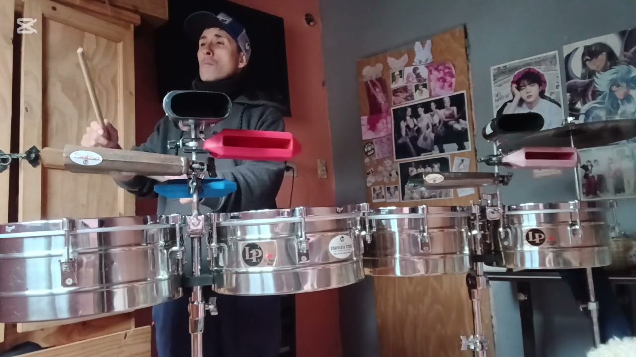 Otro video de las diferencias de timbal 13 14 14 15 lp tito puente