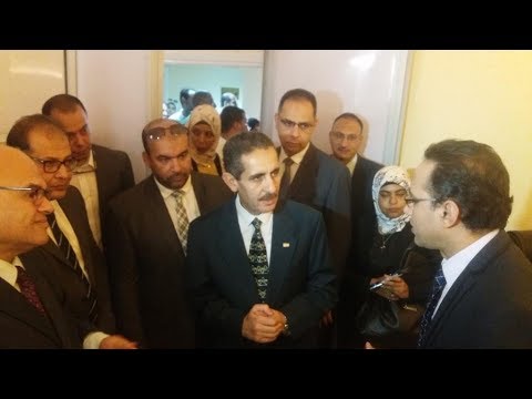 الوطن شاهد افتتاح د طارق راشد رئيس جامعة القناة لمركز العناية المركزة الجديد والحقن المجهرى