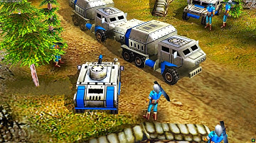 GLA Hacks Classified Data of USA While China & US Are in Epic Battles | C&C Generals ZH Mission Map