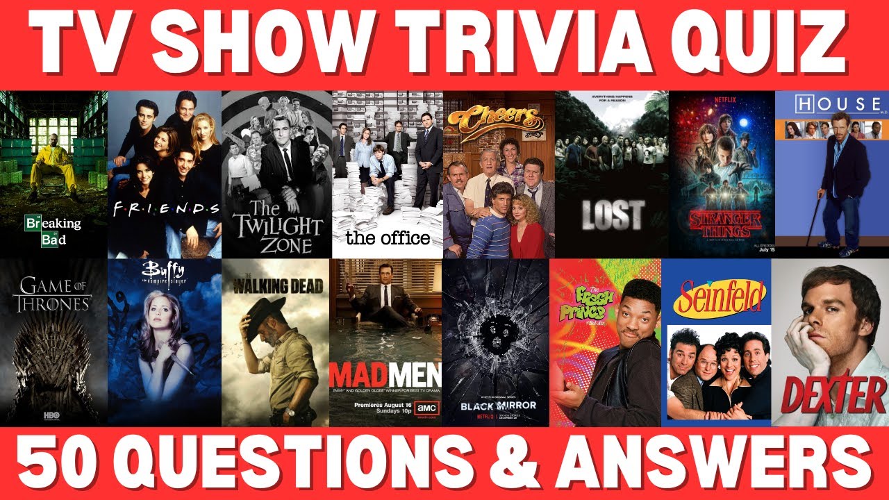 Think YOU Know TV? Take This 50-Question Television Trivia Quiz! - YouTube