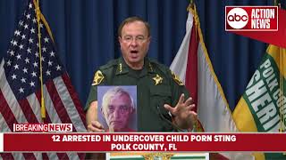 Polk County detectives arrest more than 12 in undercover child porn sting