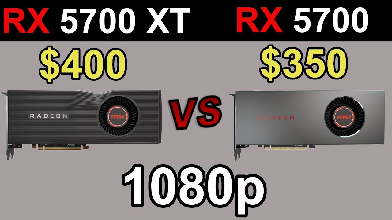 Rx 5700 сравнение