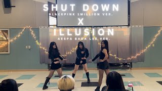 BLACKPINK ‘SHUT DOWN’ X AESPA ‘ILLUSION’ (2ND PLACE) [K-POP DANCE COVER IN PUBLIC/ KMC 2023] By AURA